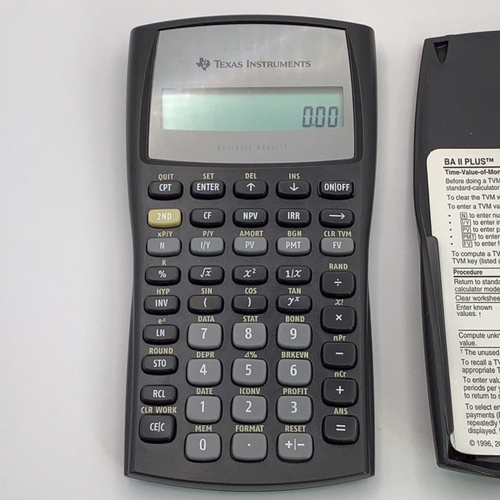 Texas Instruments BAII Plus Calculator - Picture 2 of 8